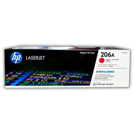 TONER HP 206A MAGENTA W2113A PARA M255 M282 M283.