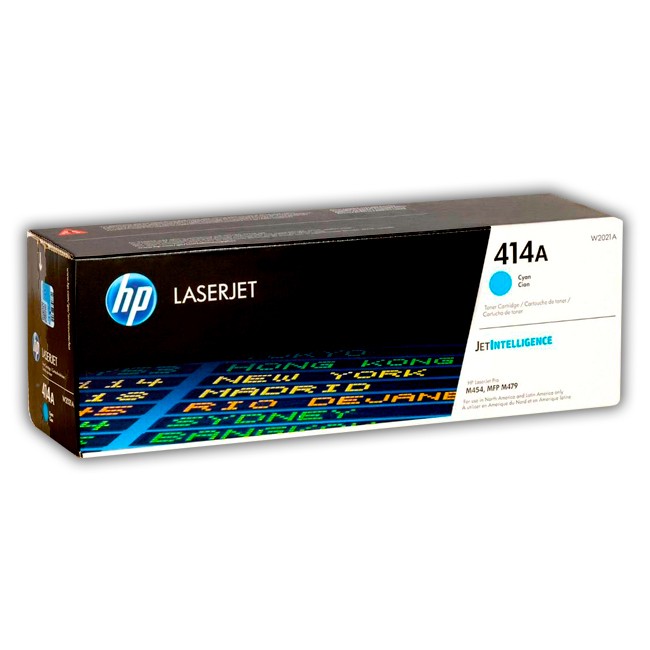 TONER HP 414A CIAN W2021A PARA M454 M479.