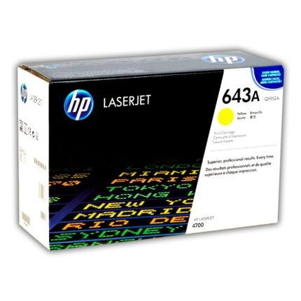 TONER HP 643A AMARILLO Q5952A PARA 4700