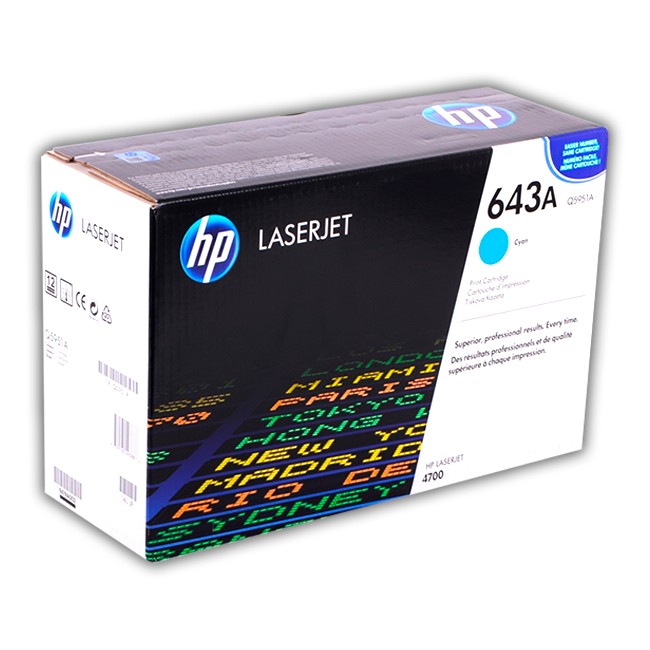 TONER HP 643A CIAN Q5951A PARA 4700