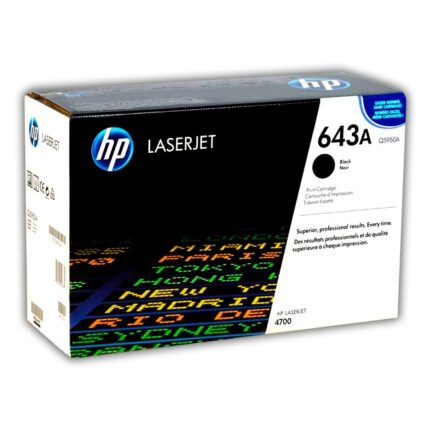 TONER HP 643A NEGRO Q5950A PARA 4700