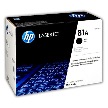 TONER HP 81A NEGRO CF281A PARA MFP M630.