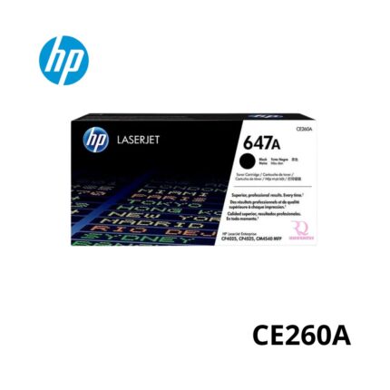 Tóner HP 647A Negro CE260A para CP4020 4025 4525