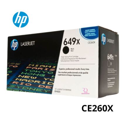 Tóner HP 649X Negro CE260X para CP4525