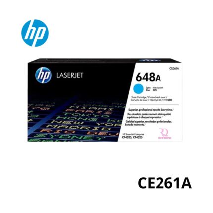 Tóner HP 648A Cian CE261A para CP4025