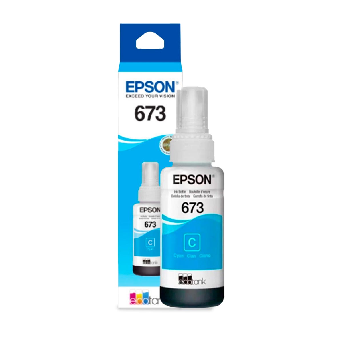 TINTA-EPSON-673-CIAN Tinta Epson 673 Cian
